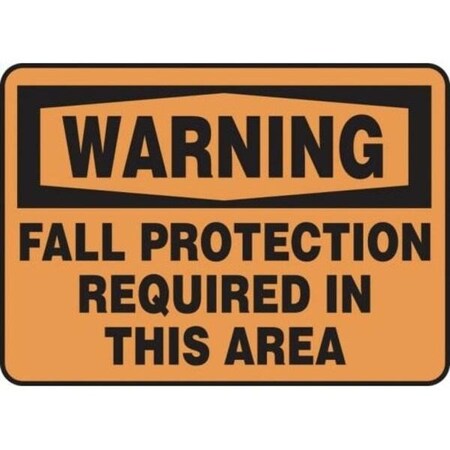 Accuform OSHA WARNING SAFETY SIGN FALL MFPR301VP MFPR301VP